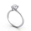 Thumb Diamond Ring RS1 Platinum 3D