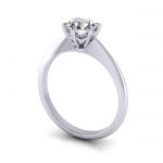 Diamond Ring RS4-round-PLAT-3D Diamond Ring RS4-round-PLAT-3D
