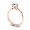 Diamond Ring, RSA1R, Rose Gold, 3D