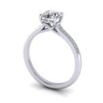 Diamond Ring, White Gold, RSA1R, 3D Diamond Ring, White Gold, RSA1R, 3D