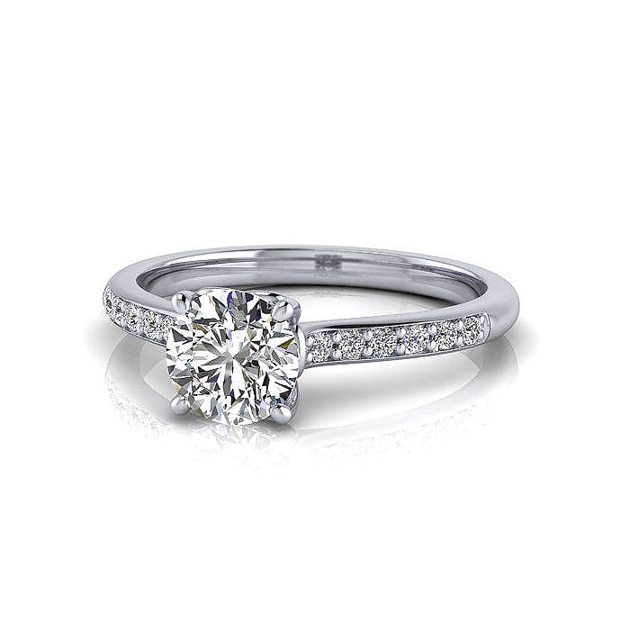 Diamond Ring, White Gold, RSA1R, LF Diamond Ring, White Gold, RSA1R, LF