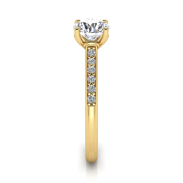 Diamond Ring, RSAR1, Yellow Gold, SV Diamond Ring, RSAR1, Yellow Gold, SV