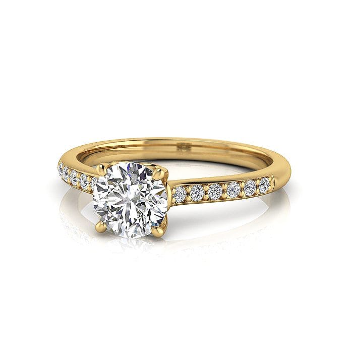 Diamond Ring, RSAR1, Yellow Gold, LF Diamond Ring, RSAR1, Yellow Gold, LF