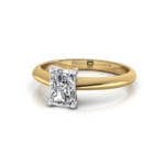 Radiant Engagement Ring, Yellow Gold LF Radiant Engagement Ring, Yellow Gold LF