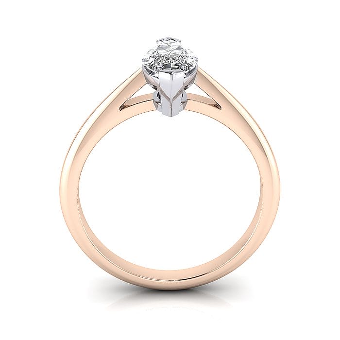 Marquise Engagement Ring, Rose Gold,RS5,TF