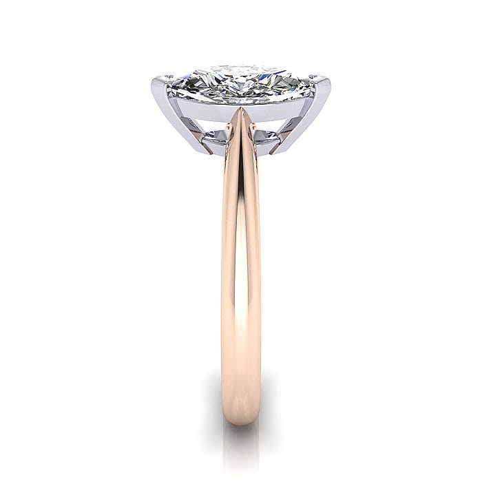 Marquise Engagement Ring, Rose Gold, RS5, SV