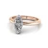 Marquise Engagement Ring, Rose Gold,RS5,LF