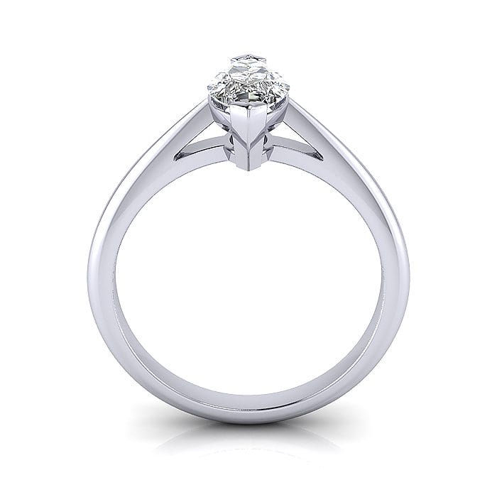 Marquise Engagement Ring, RS5, White Gold, TF