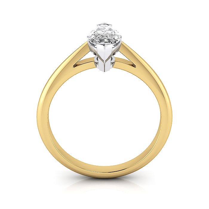 Marquise Diamond Ring, Yellow Gold, RS3, TF