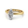 Marquise Diamond Ring, Yellow Gold, RS3, LF