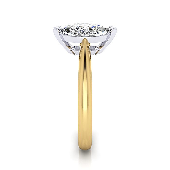 Marquise Diamond Ring, Yellow Gold, RS3, SV