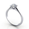 Thumb Diamond Ring RS3 White Gold 3D