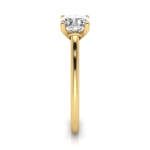 Cushion cut Engagement Ring RS1 Yellow SV
