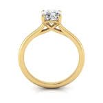 Cushion cut Engagement Ring RS1 Yellow TF