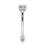 Cushion cut Engagement Ring RS1 White SV Cushion cut Engagement Ring RS1 White SV