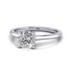 Cushion cut Engagement Ring RS1 Platinum LF Cushion cut Diamond Ring Image