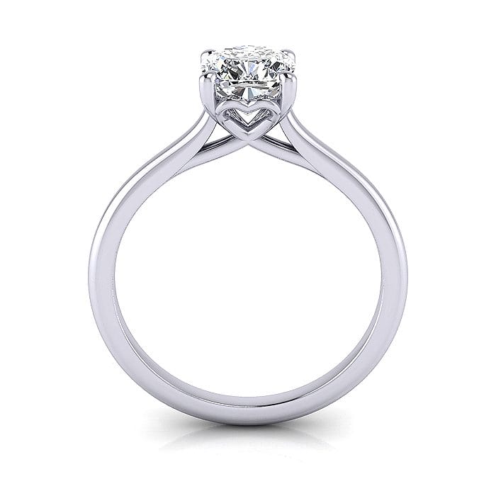Cushion cut Engagement Ring RS1 Platinum TF Cushion cut Engagement Ring RS1 Platinum TF