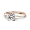 Cushion cut Engagement Ring RS1 Rose LF