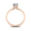 Cushion cut Engagement Ring RS1 Rose TF