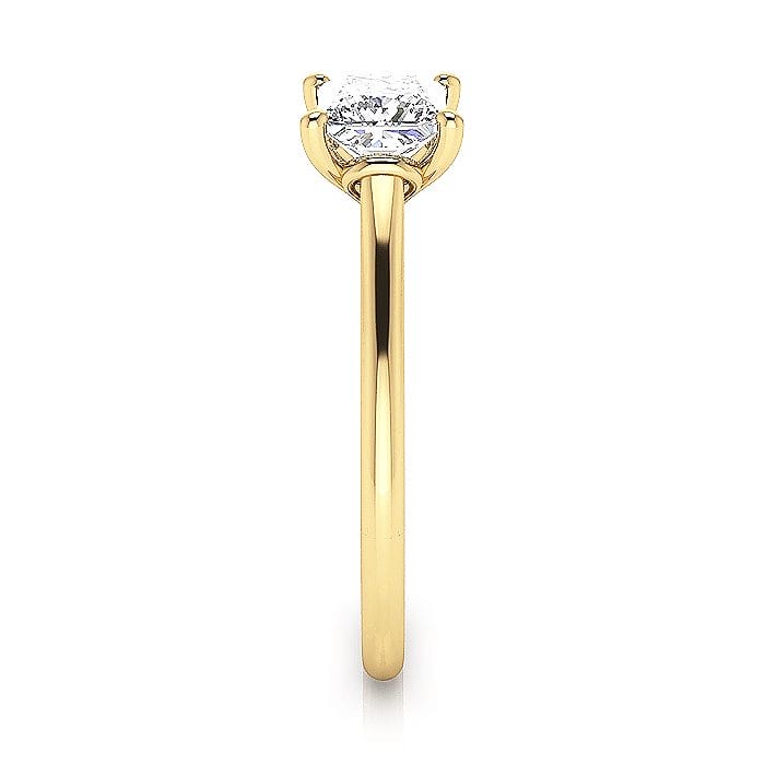 Princess cut Engagement Ring RS1 Yellow SV Princess cut Engagement Ring RS1 Yellow SV