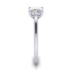 Princess cut Engagement Ring RS1 White SV Princess cut Engagement Ring RS1 White SV