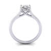 Princess cut Engagement Ring RS1 Platinum TF