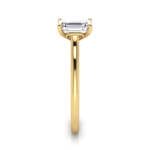 Emerald cut diamond ring yellow gold rs1 SV Emerald cut diamond ring yellow gold rs1 SV