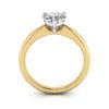 Heart Shaped Engagement Ring, RS7, Yellow Gold TF Heart Shaped Engagement Ring, RS7, Yellow Gold TF