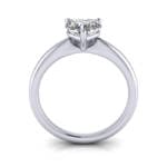 Heart Shape Engagement Ring, RS7, White Gold, TF Heart Shape Engagement Ring, RS7, White Gold, TF