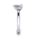 Heart shaped Engagement Ring, Platinum, RS7, SV Heart shaped Engagement Ring, Platinum, RS7, SV