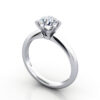 Thumb Diamond Ring RS9 White Gold 3D