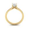 Engagement Ring, Yellow, Emerald Cut Diamond, RSA1, TF