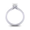 Engagement Ring, White Gold, Emerald Cut Diamond, RSA1, TF