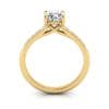 Engagement Ring, Yellow, Cushion Cut Diamond, RSA1, TF
