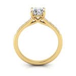 Engagement Ring, Yellow, Cushion Cut Diamond, RSA1, TF