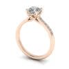 Engagement Ring, Rose Gold, Cushion Cut Diamond, RSA1, 3D