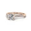 Engagement Ring, Rose Gold, Cushion Cut Diamond, RSA1, LF