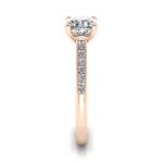 Engagement Ring, Rose Gold, Cushion Cut Diamond, RSA1, SV Engagement Ring, Rose Gold, Cushion Cut Diamond, RSA1, SV