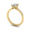 Engagement Ring, Yellow, Oval Cut Diamond, RSA1, 3D