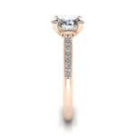 Engagement Ring, Rose Gold, Oval Cut Diamond, RSA1, SV Engagement Ring, Rose Gold, Oval Cut Diamond, RSA1, SV
