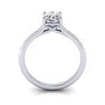 Engagement Ring, Platinum, Oval Cut Diamond, RSA1, TF Engagement Ring, Platinum, Oval Cut Diamond, RSA1, TF