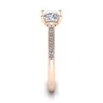 Engagement Ring, Rose Gold, Princess Cut Diamond, RSA1, SV Engagement Ring, Rose Gold, Princess Cut Diamond, RSA1, SV