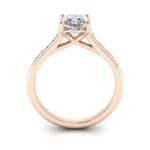 Engagement Ring, Rose Gold, Princess Cut Diamond, RSA1, TF Engagement Ring, Rose Gold, Princess Cut Diamond, RSA1, TF