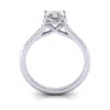 Engagement Ring, Platinum, Princess Cut Diamond, TF
