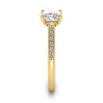 Engagement Ring, Yellow, Princess Cut Diamond, RSA1, SV Engagement Ring, Yellow, Princess Cut Diamond, RSA1, SV