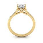 Engagement Ring, Yellow, Princess Cut Diamond, RSA1, TF Engagement Ring, Yellow, Princess Cut Diamond, RSA1, TF