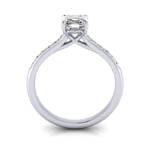 Engagement Ring, Platinum, Asscher cut diamond, RSA1, TF