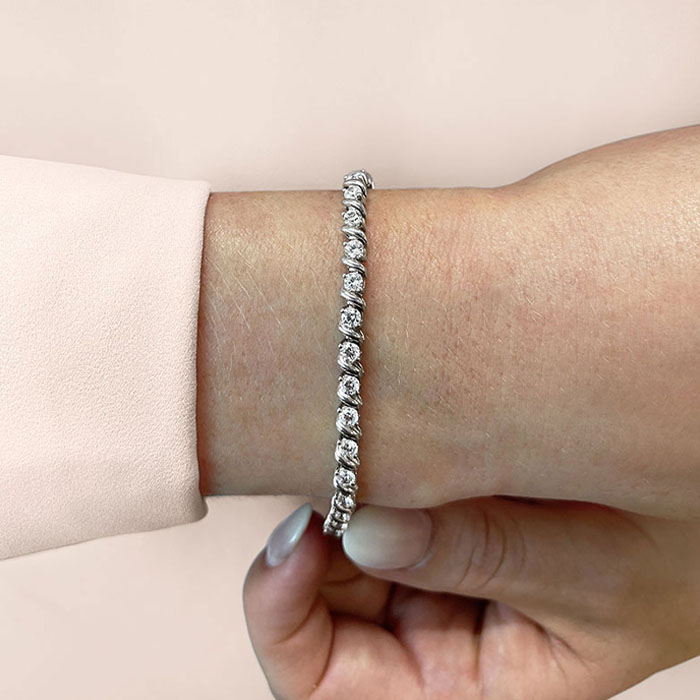 New in Stock Diamond Tennis Bracelets Post Image