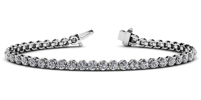 Platinum Diamond Bracelet SB778