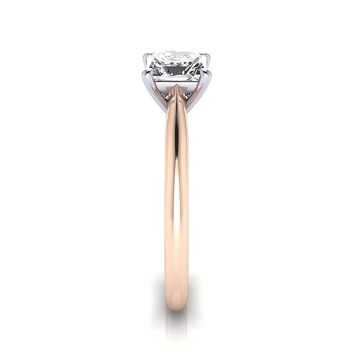 Engagement Ring, Princess Cut, RS14, Rose Gold, SV
